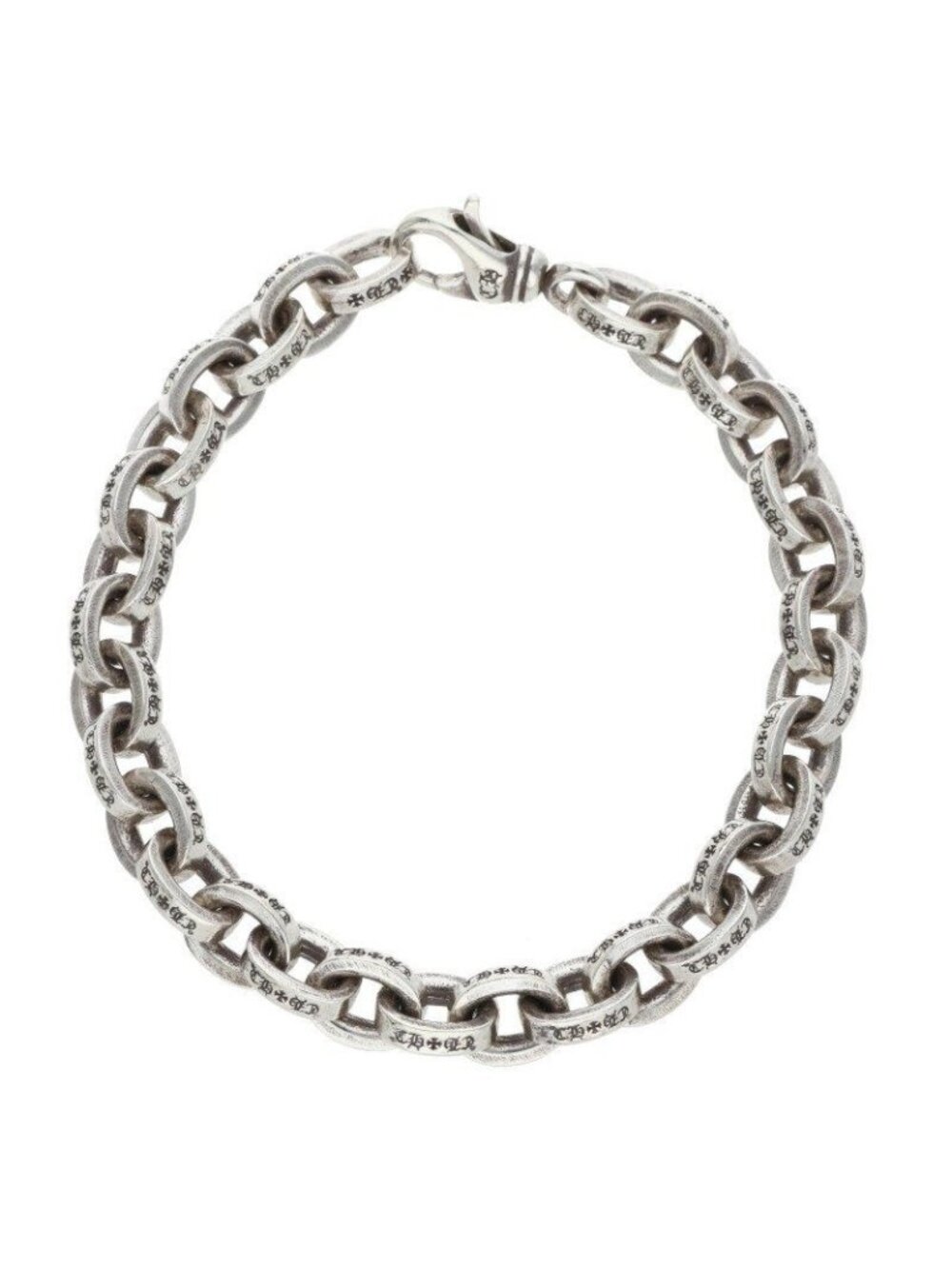 Chrome Hearts Large Paper Chain Silver Bracelet